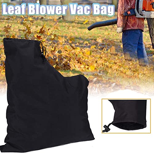 Orqoou Leaf Blower Bag Zippered Bottom Dump Leaf Blower Vacuum Bag Collect Leaf for Garden Lawn Fits Blowers Vacuums - Image 3