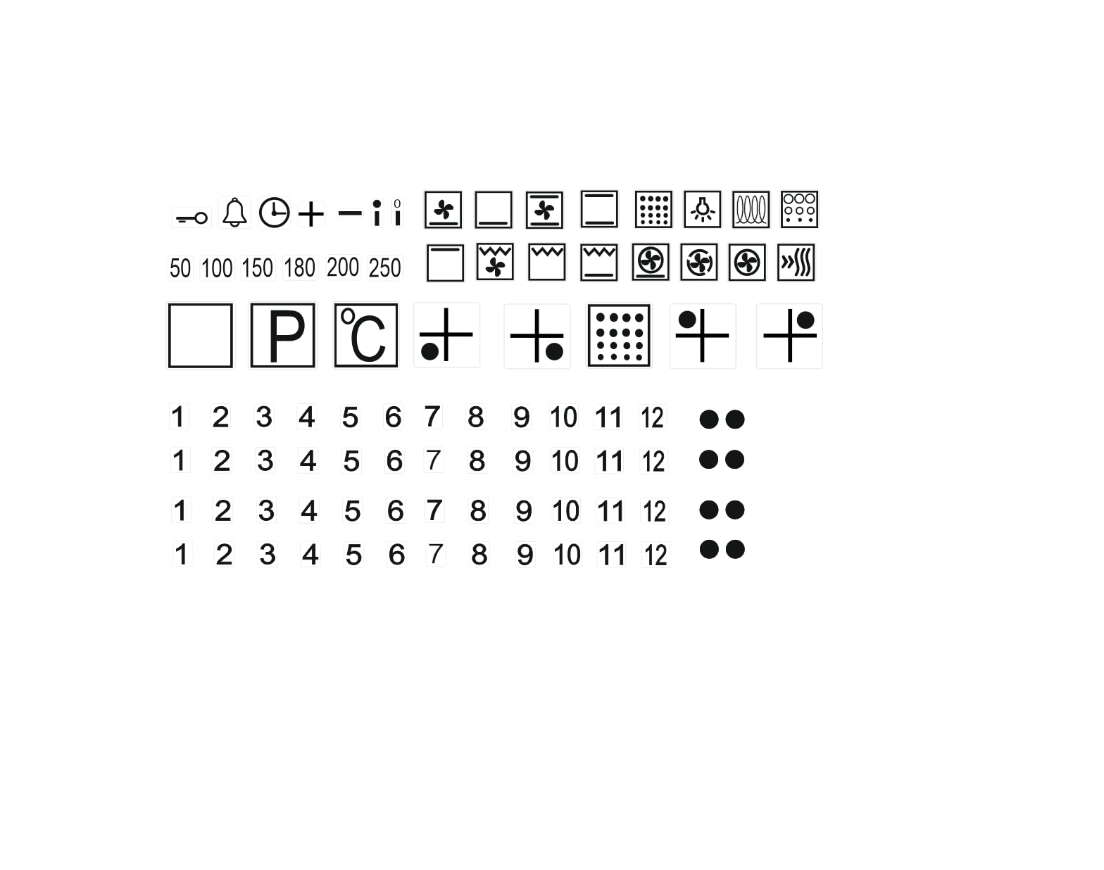 OTOTEC Cooker Sticker Set – Burner Hob & Oven Control Markers For Stove Top Replacement - View #7