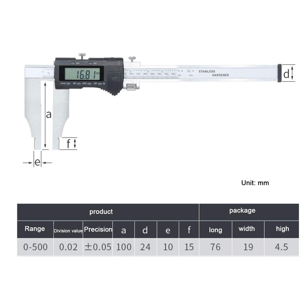Zaciski Elektroniczny Cyfrowy zacisk ze stali nierdzewnej Vernier Caliper Wysokiej precyzji Przemysłowe narzędzia pomiarowe Zakres: 0-200mm