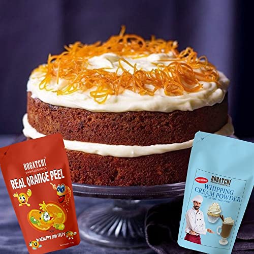 Image of BOGATCHI Whipping Cream Powder, Whipping cream for cake, Whipped Cream, Premium Whipping cream Powder,Rich Whipping cream|FREE One Extra Whipping Cream Powder(50g)+ Orange Peel (25g)
