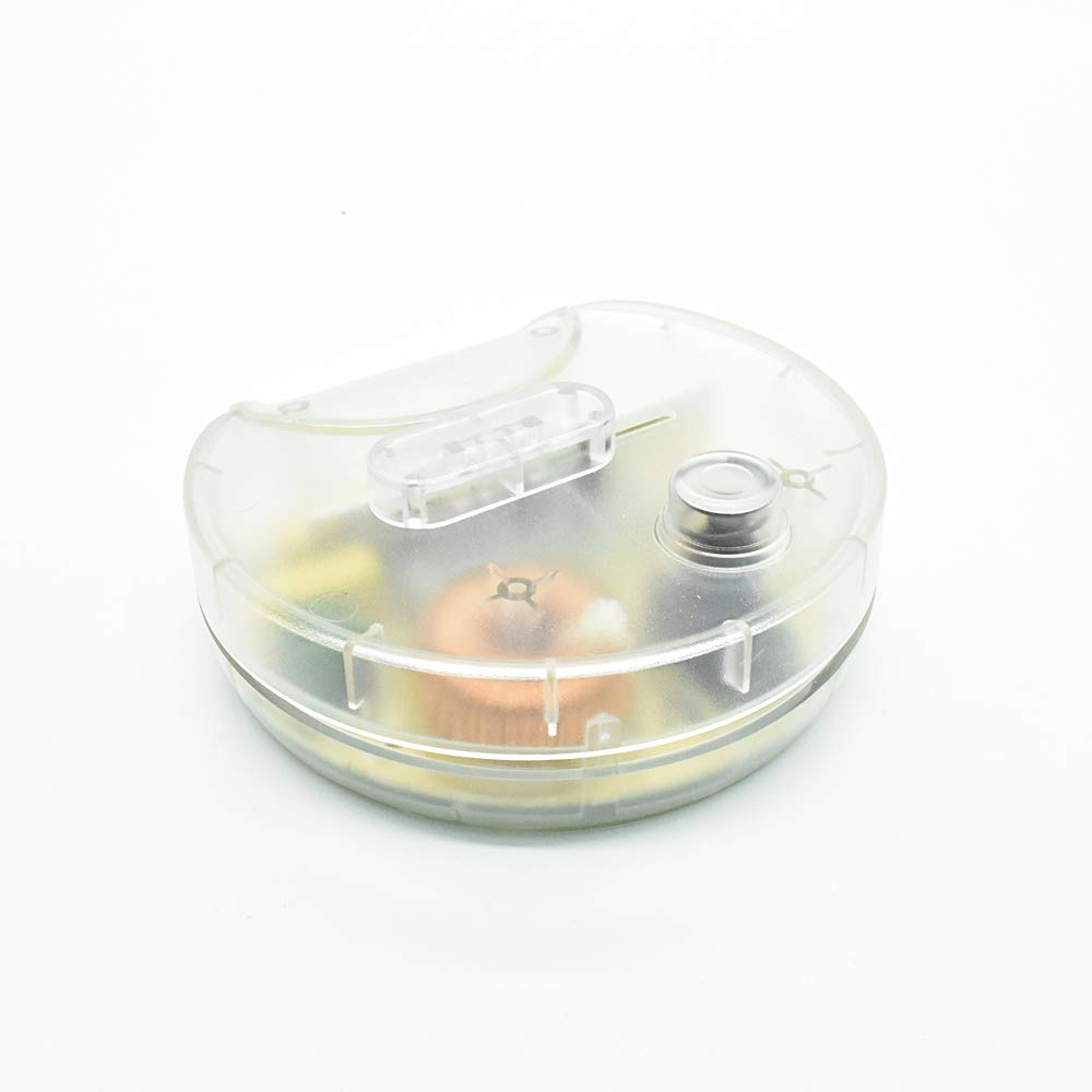 Fußdimmer 60-300W Transparent Rund Universal-Dimmer Schnur-Zwischendimmer Dimmer für Halogenlampen und Glühlampen 230V Mod. 1012T