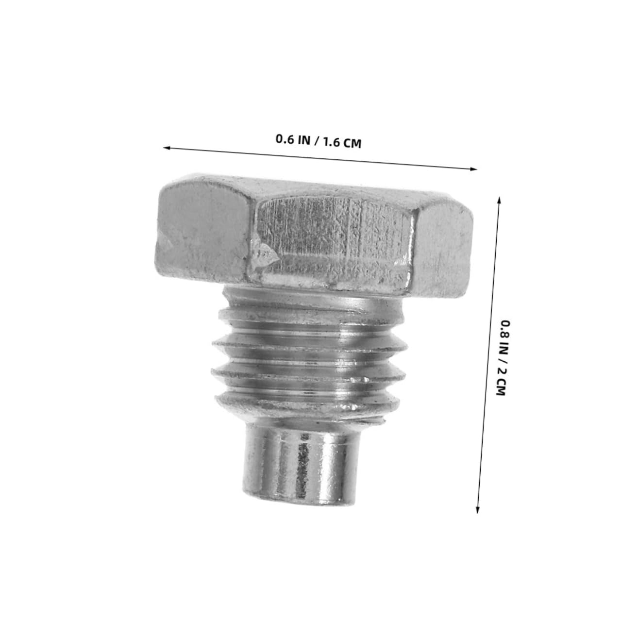 SEWACC 2pcs Replacement Jack Parts Iron Screw for Floor Jack Handle Jack Retaining Screws Screws Silver