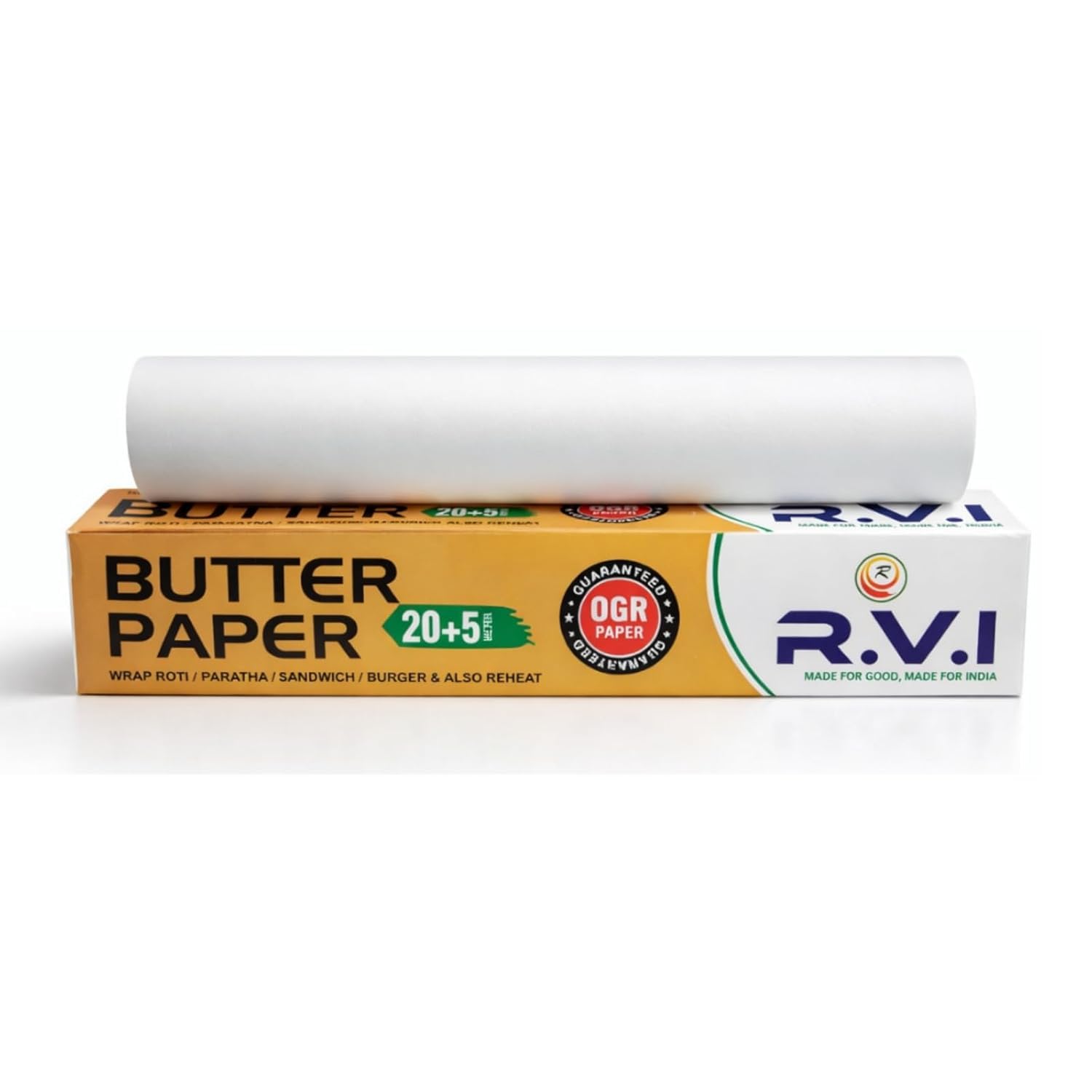Greaseproof Butter Paper Roll 25 Meter | Food Grade Non-Stick Baking & Wrapping Paper for Home Kitchen & Bakery-picture-31