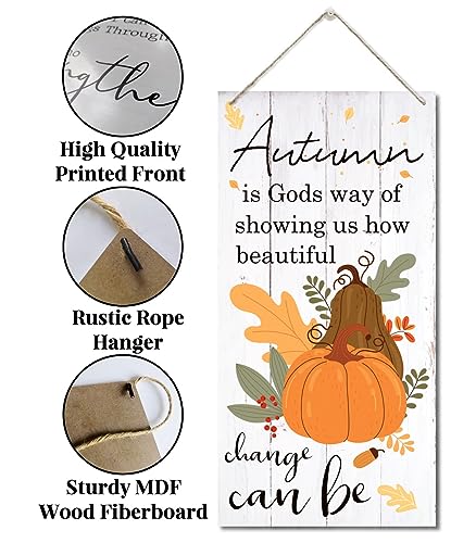 Fall-Decoration-Hanging-Wood-Sign-Home-Decorative-Plaque-of-Autumn-Saying-Beautiful-Fall-Decor-Home-Wall-Decor-Thanksgiving-Decor-Autumn-is-Gods-Way-of-Showing-Us-How-Beautiful-Change-Can-Be Fall Decoration Hanging Wood Sign Home Decorative Plaque of Autumn Saying Beautiful Fall Decor Home Wall Decor Thanksgiving Decor Autumn is Gods Way of Showing Us How Beautiful Change Can Be