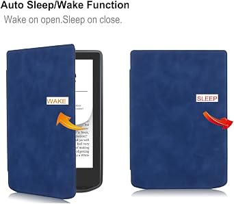 Pocketbook Verse Pro Case TPU Protective Flip Cover with Auto Sleep/Wake Function (Blue)