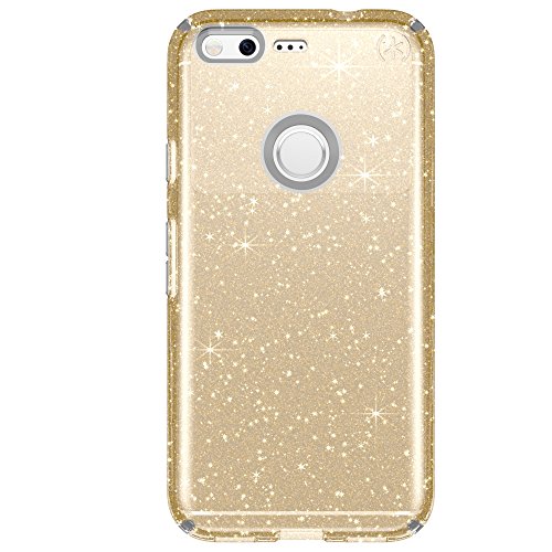 Coque Google Pixel XL transparente pailletée anti-jaunissement Speck Presidio robuste