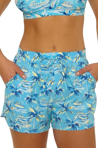 Salt Life Biscayne - Women's Board Shorts, Side Pockets, Casual, Beach Cover Ups for Women