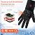 Heated Gloves for Men Women Rechargeable, Electric Heated Warm Winter Gloves for Motorcycle Skiing Bike Hunting Camping - Gloves for Cold Weather, Large