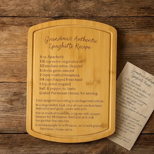 Set de 6 tablas de cortar de bambú con ranura para jugos miniatura 6