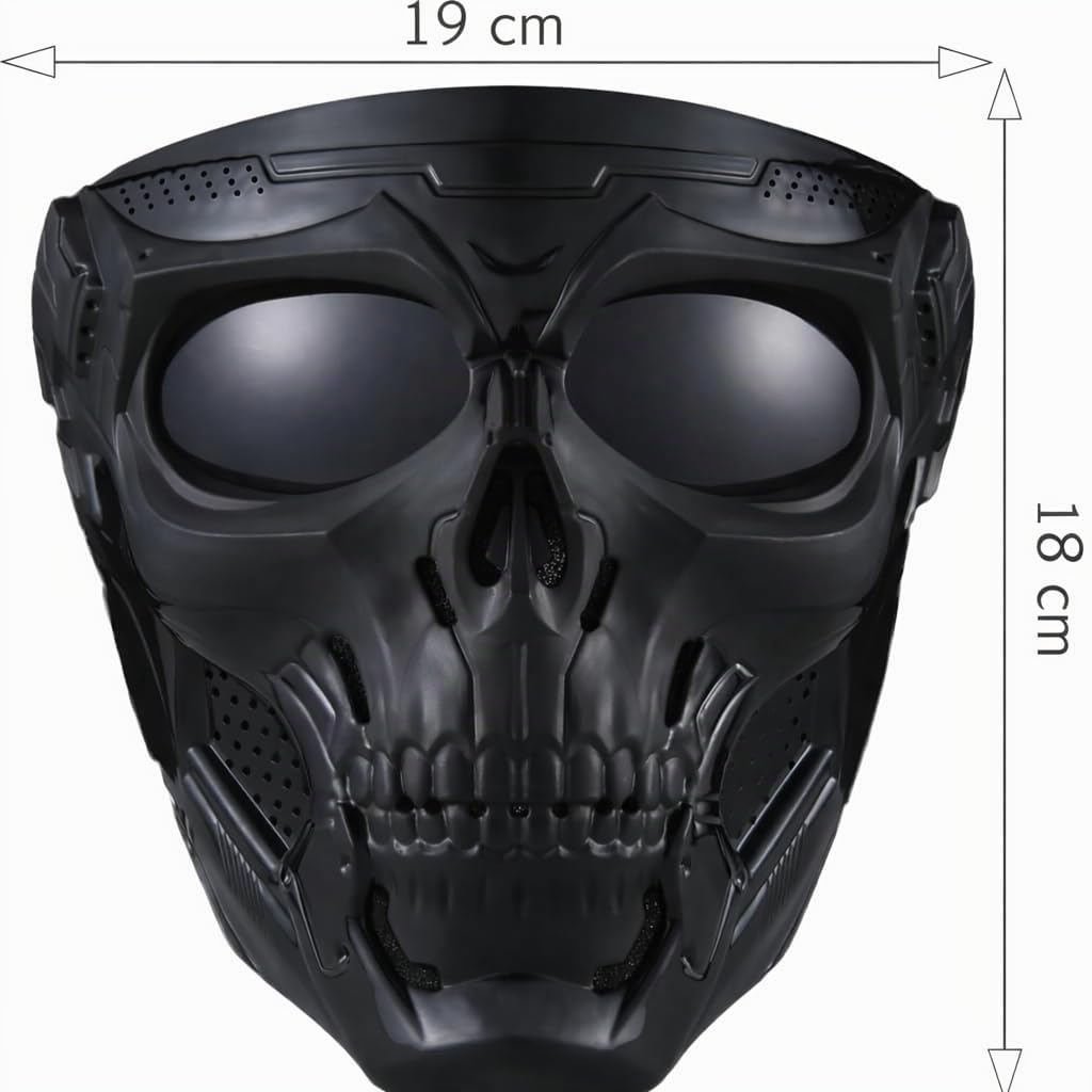 Maschera Softair E Integrale Per Paintball In Design Sugar Skull, Perfetta Come Maschera Ghost Cod O Halloween Mask Per Giochi Tattici Con Stile Realistico E Protezione Completa