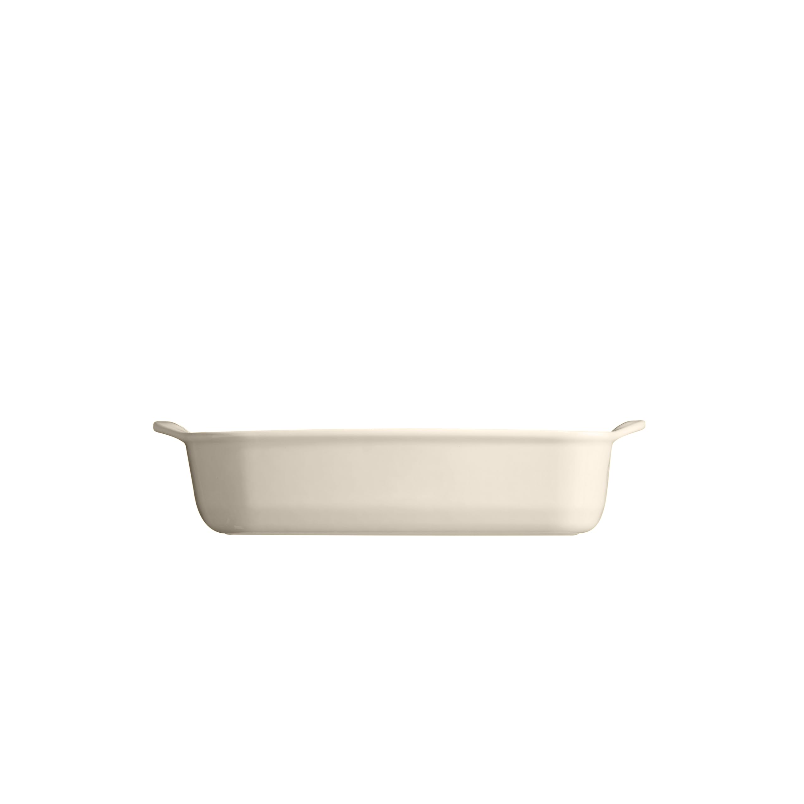 Emile Henry Petit Plat à Four Rectangulaire 29 x 19 cm – 2 à 4 Personnes – Céramique Haute Résistance HR® – Cuisson Homogène – Coloris Beige Argile – Fabriqué en France
