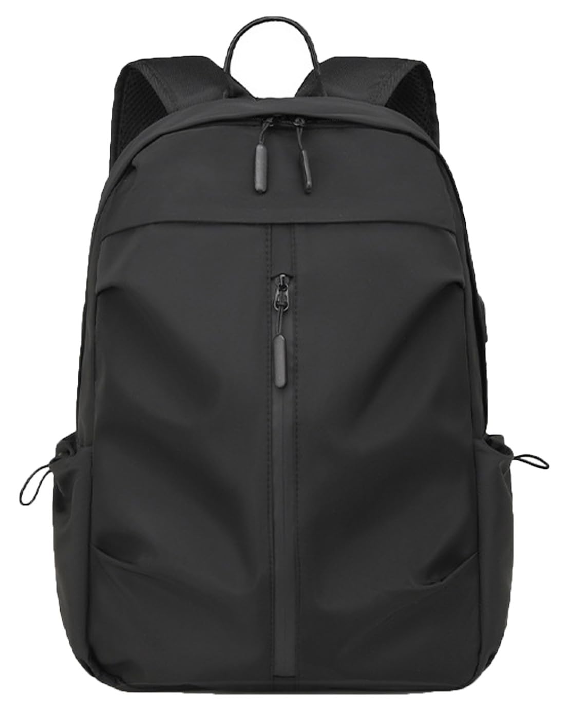 Slim Laptop Backpack with USB Charging Port – Water-Resistant Travel Backpack for Men & Women, Fits 15.6 Inch Laptop, Business Computer Bag for Work, School, or Travel – Black-image-28