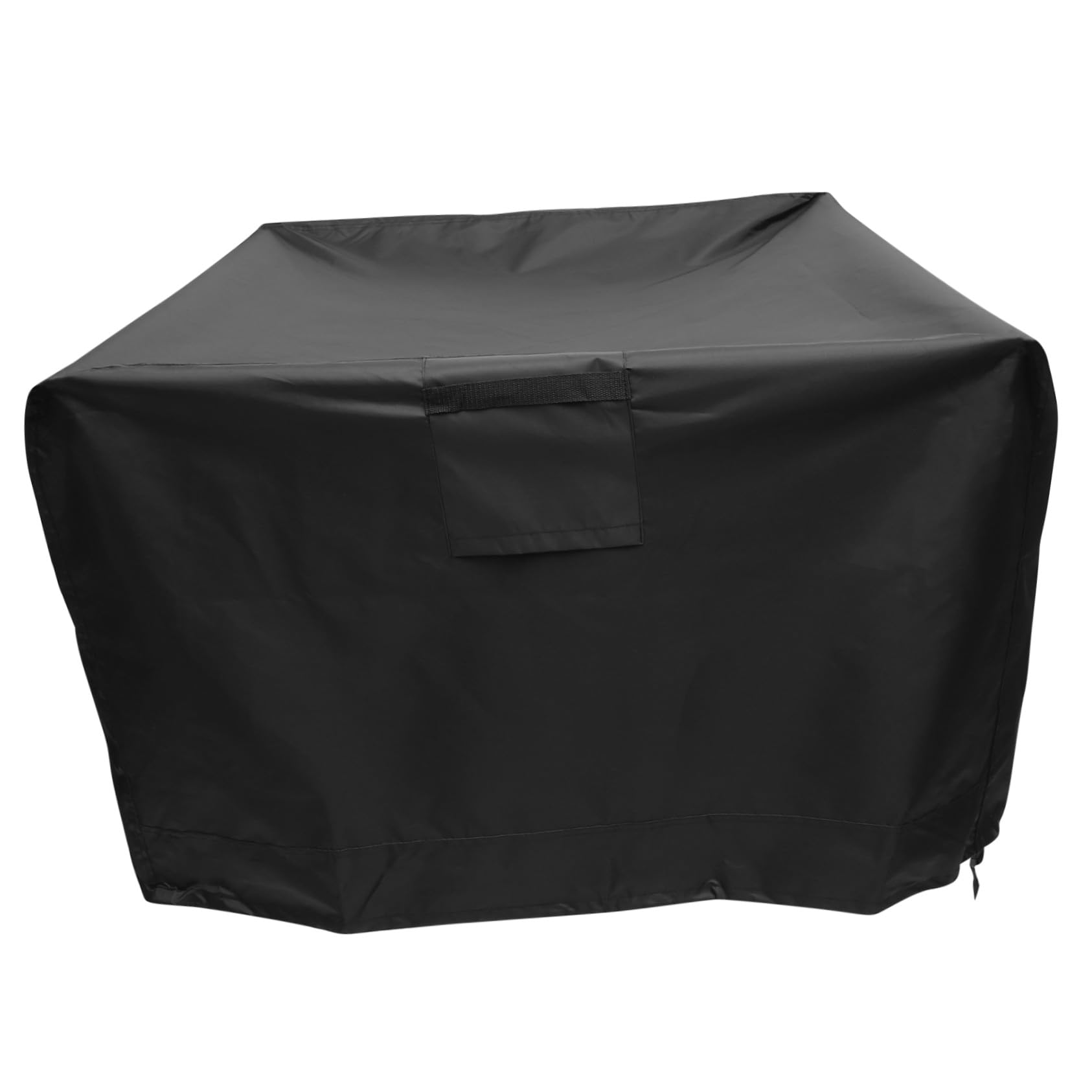 TEHAUX Copertura Leggera e Anti-ultravioletti per Barbecue da Esterno Nero Oxford 420d Protezione Resistente per Grill Rotondo, Accessorio per Attività All'aperto