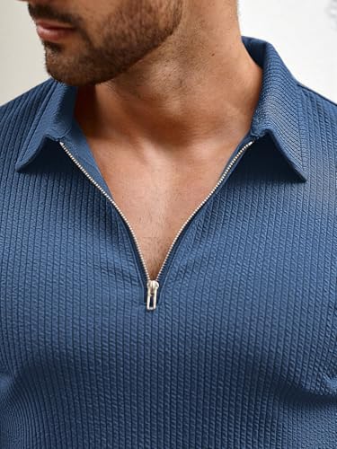 Image of Vogaan Men's Premium Cotton Blend Pyjama Set | Stylish Solid Polo Tshirt and Shorts | Casual Night Suit Wear Set for Man | Summer Co-ords Set with Shorts | Comfortable Nightwear & Loungewear
