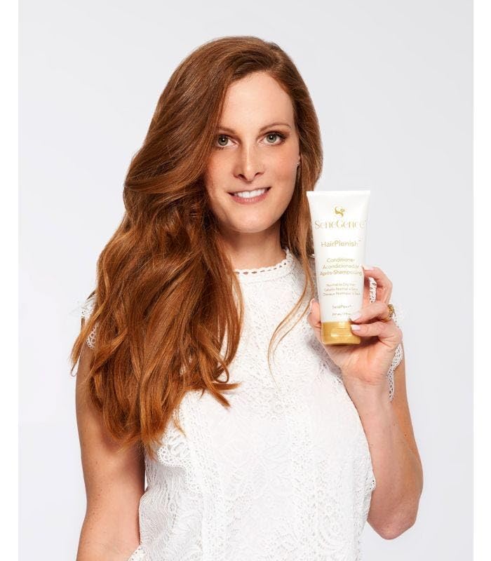 SeneGence HairPlenish Conditioner for Normal to Dry Hair, 7 Fl Oz, Nourishing Formula Reduces Frizz and Tangles, Free from Sulfates, Parabens, & Silicones
