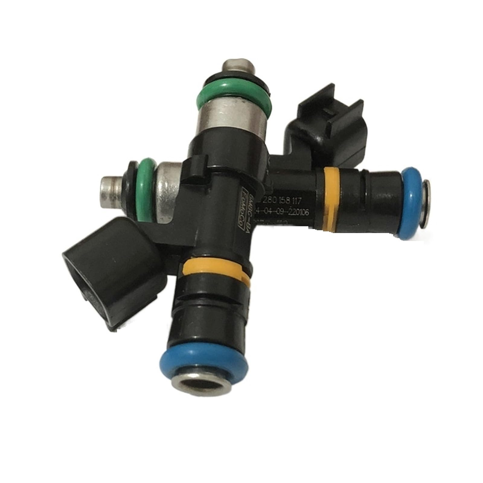 6x 48mm Ev14 1000cc E85 wtryskiwacz o wysokiej impedancji z dopasowaniem przepływu 0280158117 0280158117