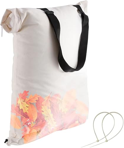 Bolsa universal de basura al vacío de hojas, repuesto de bolsa inferior para sopladores de hojas al vacío y rastrillo ultra soplador, compatible con