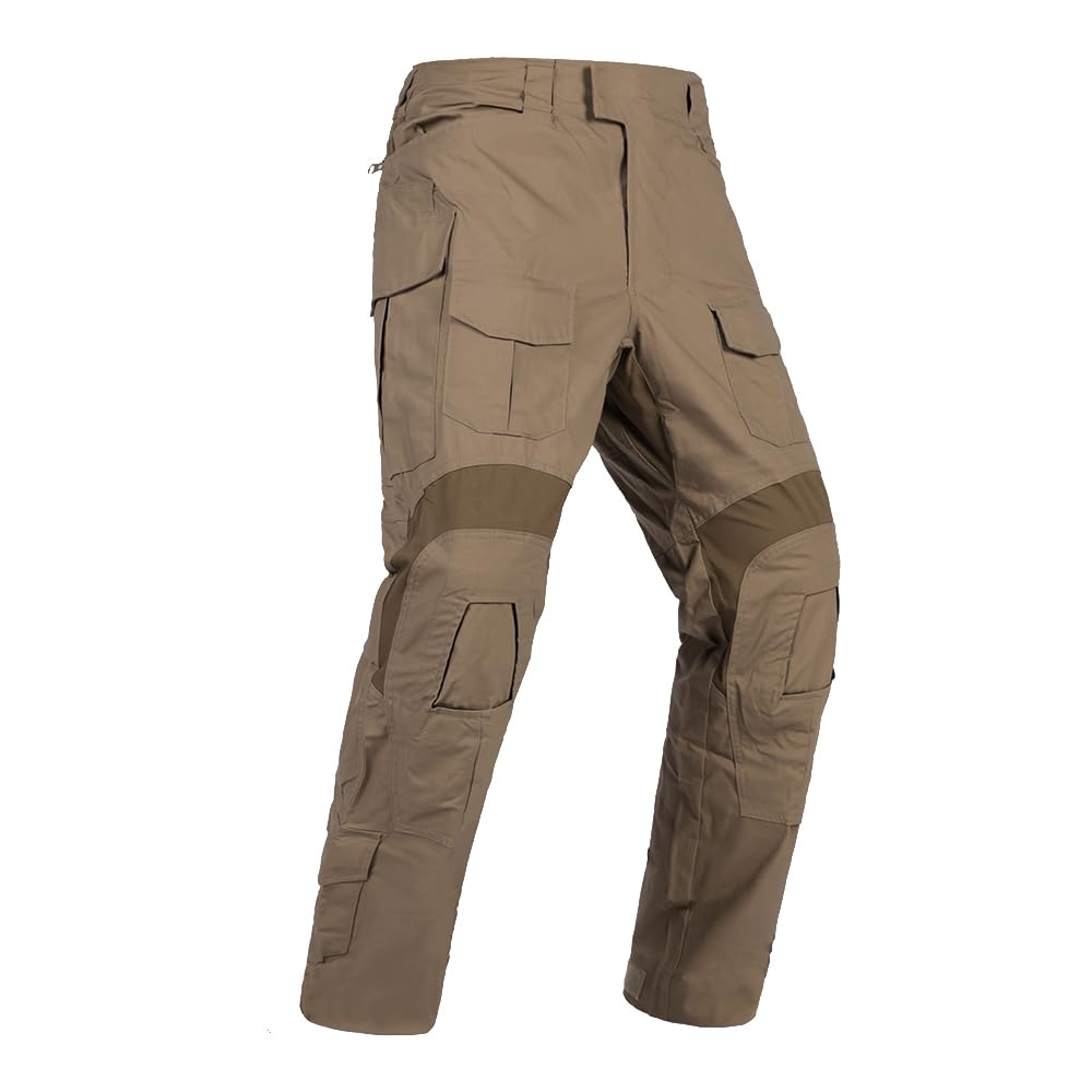 EMERSONGEAR Gen3 Pantalon de Paintball avec genouillères, Pantalon de Combat Militaire, Airsoft, Pantalon BDU pour Chemises, Pantalons, Ranger Vert