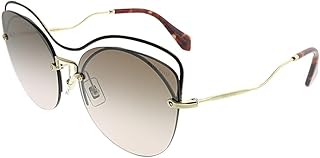 Miu Miu 0MU50TS R1JQZ9 60 Gafas de Sol, Marrón (Brown/Brown Silver), Mujer