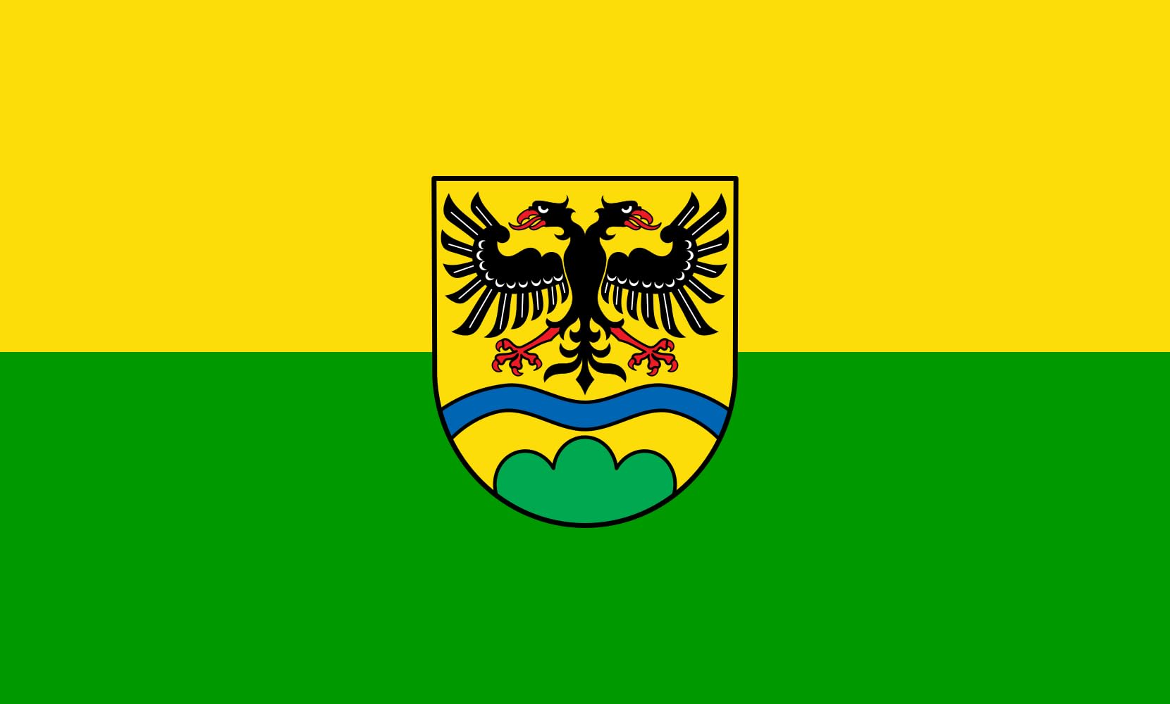 Drapeau Deggendorf grand format paysage 1.35m² pavillon extérieur