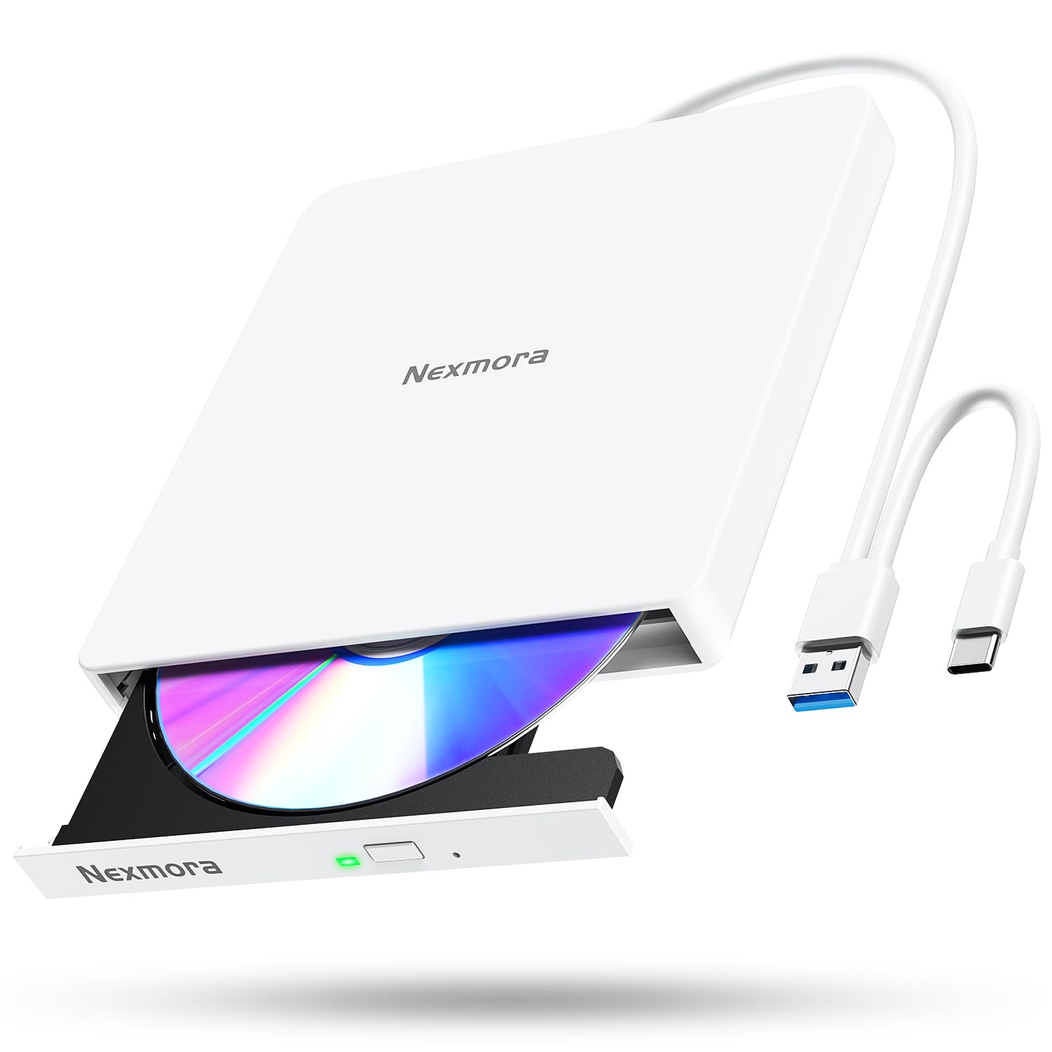 Amazon.co.jp: 【2025新定番・高速読取×低騒音】 cd dvdドライブ 外