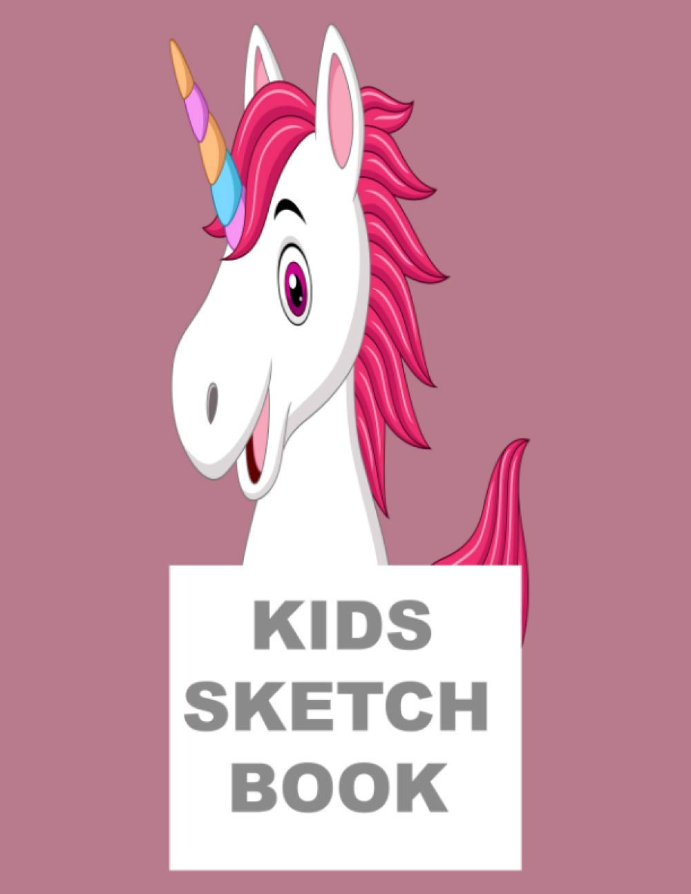 KIDS SKETCH BOOK: Sketch book for kids: 120 Pages - Wide Ruled Paper for (primary,Elementary,Middle,High School )Students,Perfect gift for cat, bat ,Unicorns Lover Kids .