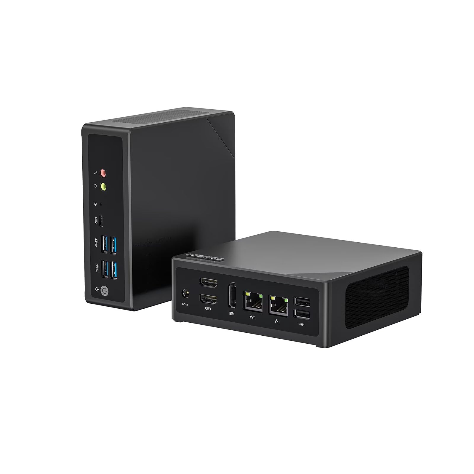 Mini PC N150, Mini Computadora de Escritorio con Win 11 Pro, 8GB DDR5, 256 GB NVME SSD, Triple Pantalla 4K(2 HD + 1 DP), WiFi6 BT5.2, Doble Gigabit LAN, 6 Puertos USB para Oficina y Negocios.
