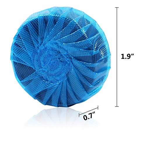 KISSBUTY 12 Pieces Blue Automatic Disposable Bathroom Cleaners Toilet Cleaning Clean Toilet Bowl Cleaner - Thumbnail 7