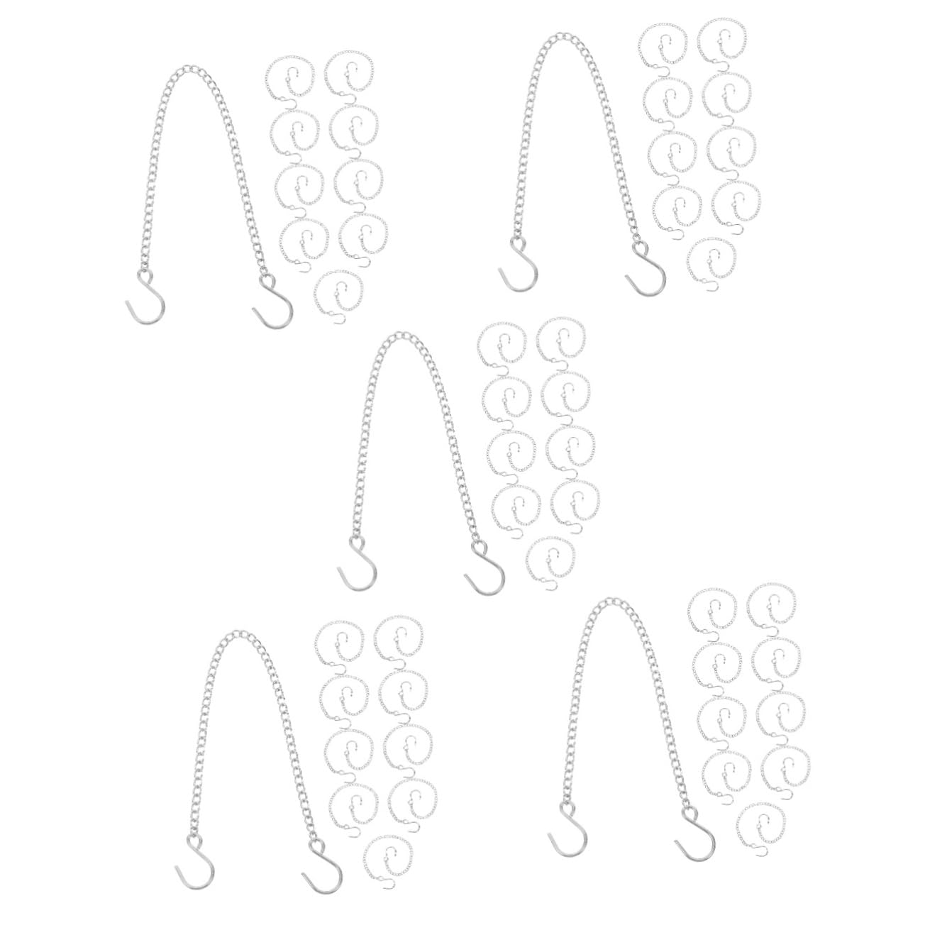 50pcs Modern Minimalist Garden Chain Decorative Hanging Chain Heavy Duty for Planters Bird Feeders