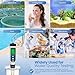 All-New 2025 Pool Salt Tester & pH Meter | Digital 5-in-1 Salinity, pH, Temperature, EC & TDS Meter for Pools, Hot Tubs, Aquariums, Hydroponics, and Drinking Water – High Accuracy & Easy Calibration