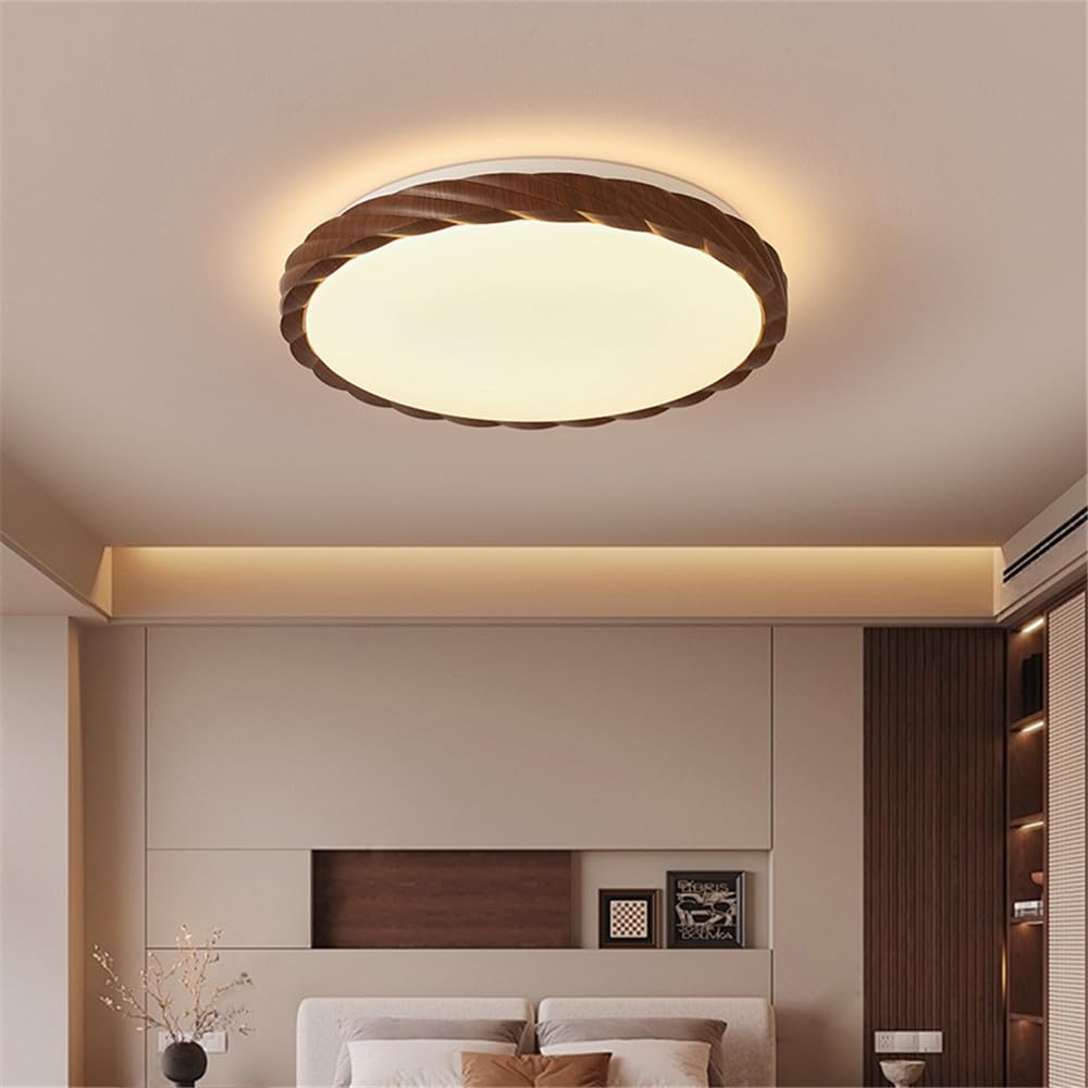 KXEcoLife Nordic LED Ceiling Lamp Contemporary Simplicity Art Living Room Restaurant Bedroom Study Children's Corridor Balcony Lights (3840C D50CM)