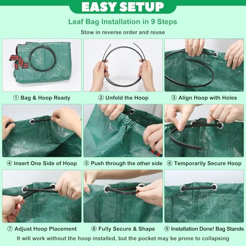 72 & 32 Gallon Reusable Yard Bags