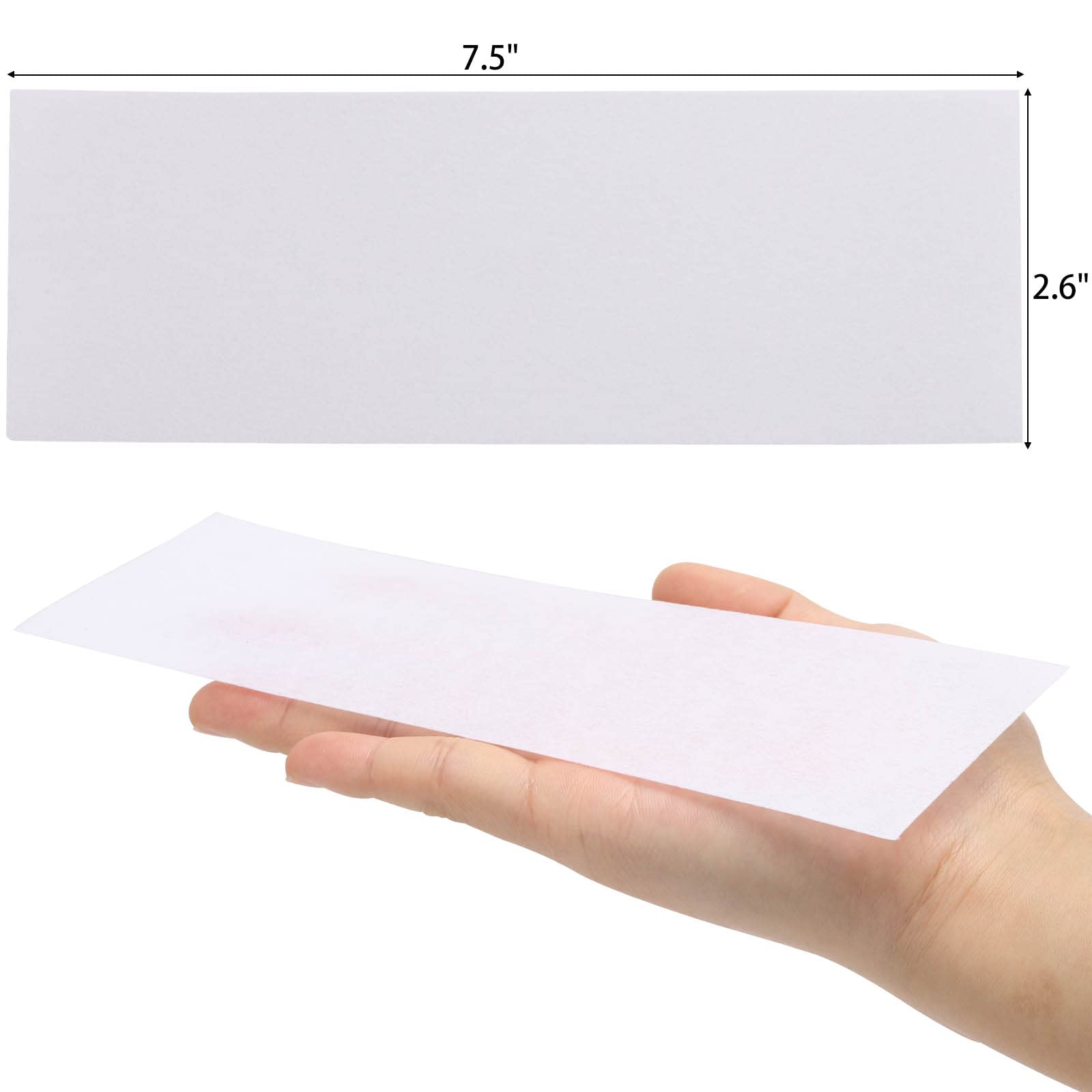 200 Pieces Large Non Woven Wax Strips 7.5 x 2.6 Inches Body and Facial Hair Removal Waxing Strips Soft Waxing Paper Sheets