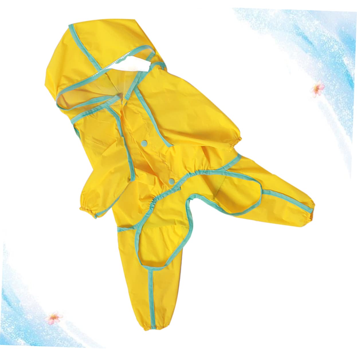3 Pièces imperméable pour Chien Dog Coat Manteaux pour Chiens Dog Clothes Poncho Pluie imperméable Mode vêtements de Pluie Petits et Moyens Chiens Chiot Buse de Graisse Nylon