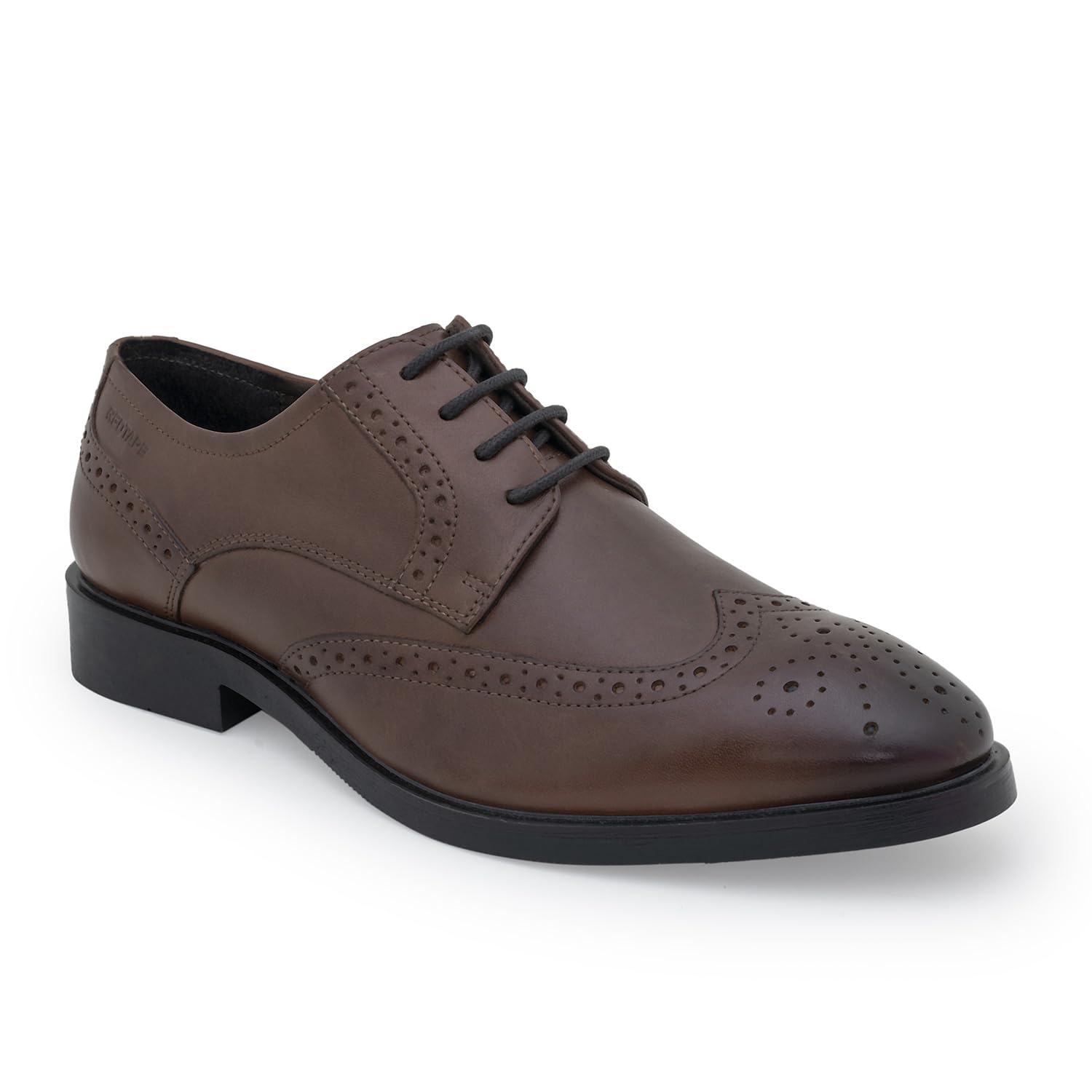 red tape Men's Formal Shoes Black Leather Round Toe Lace-Up Easy Movement-picture-31