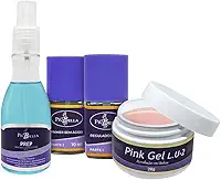 Kit Piu Bella Gel 28g e Preparadores Alongamento de unhas