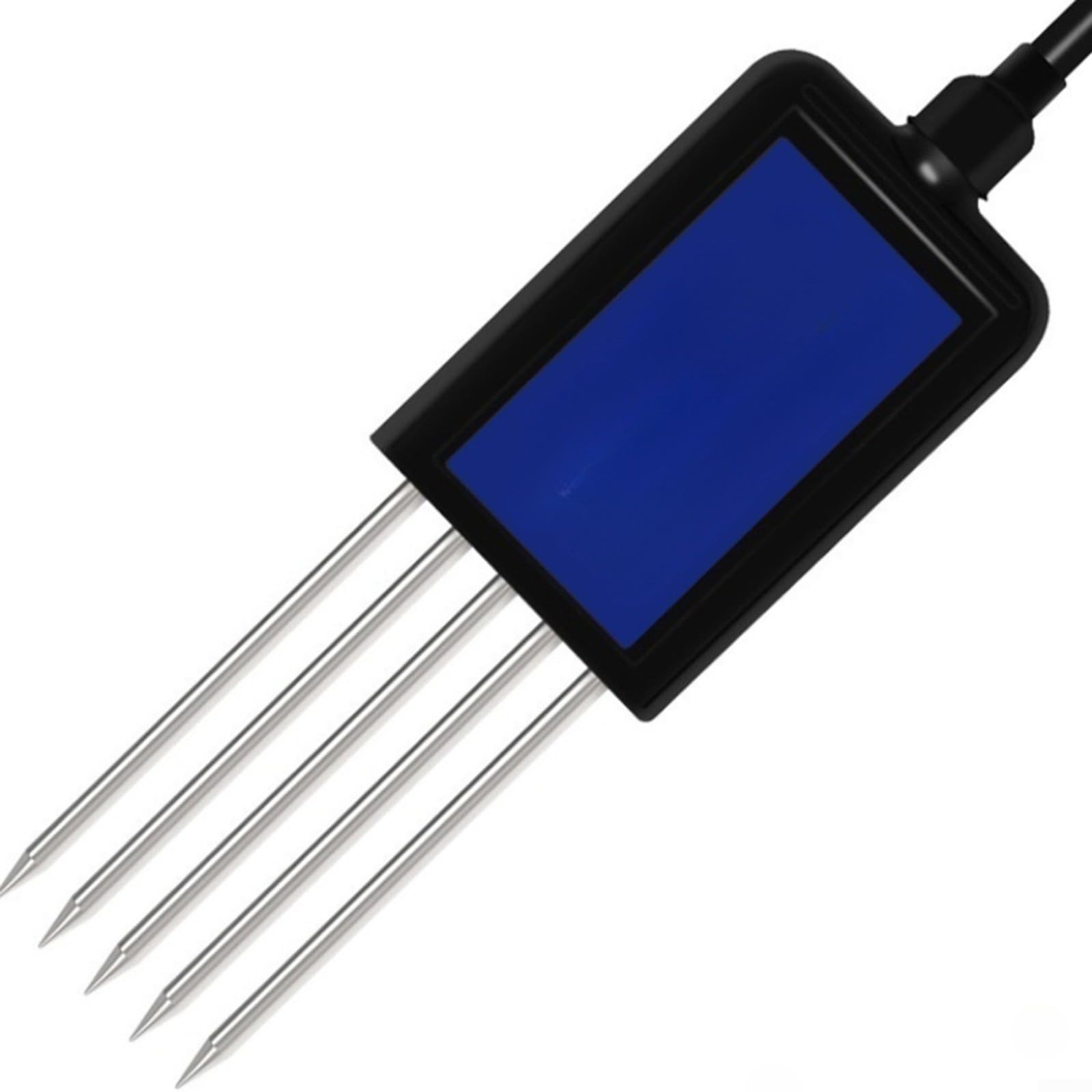 Medidor de temperatura y humedad del suelo con conductividad de pH y sensor NPK, monitoreo de memoria, acero inoxidable IP68, para invernaderos y pastos (7 en 1)