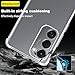 USTIYA Case for Tecno Spark 40 Pro+ Plus 5G Clear TPU Four Corners Military-Grade Protection Cover Transparent Soft funda