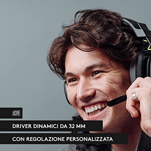 ASTRO A10 Cuffie Gaming Cablate Gen 2, Cuffie da Gioco Over-Ear con Microfono Flip-to-Mute, Leggere e Resistenti, Driver 32 mm, Compatibile con PC/Mac, PS5, Xbox serie XIS, Switch,Mobile, Nero - Immagine 1