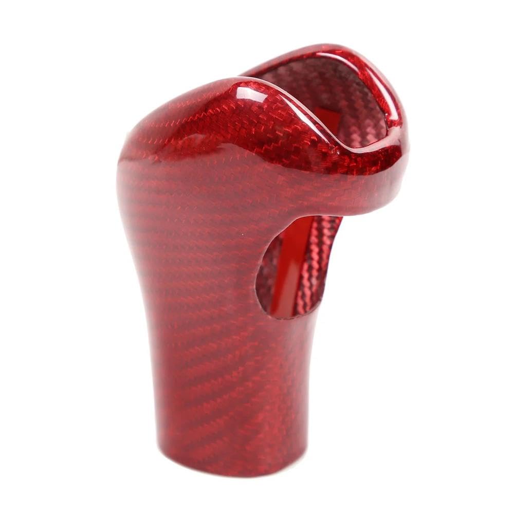 HYASDBWE for Porsche Cayenne 2011-2017 Real Carbon Fiber Car Gear Shift Head Cover Trim Car Interior Car Styling Gear Shifter Parts
