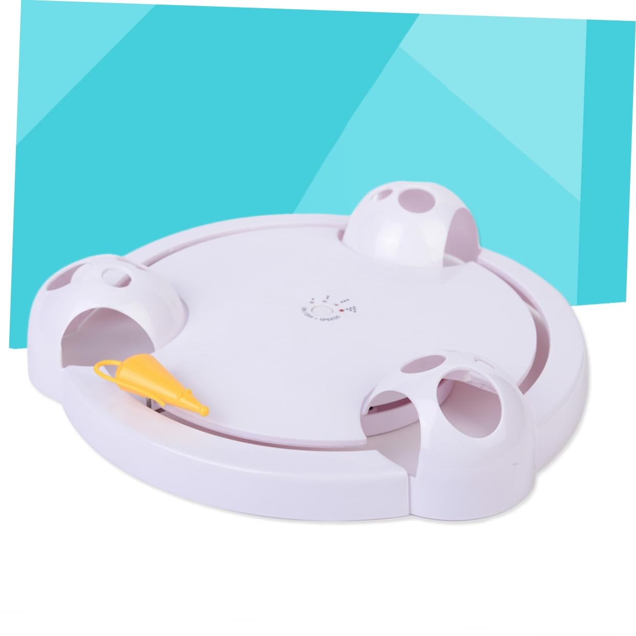 Beaupretty Jouets Interactifs pour Chats Plaque de Jeu Rotative Automatique Jouets d'exercice Électriques pour Souris