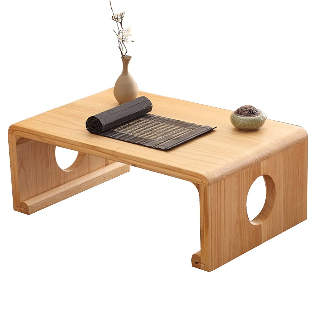 Salon de thé en bois table basse de balcon en bois massif 50 cm écriture