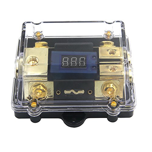 Porte-fusible ANL 100 A stéréo de voiture bloc distribution 2GA 4GA avec fusible LED