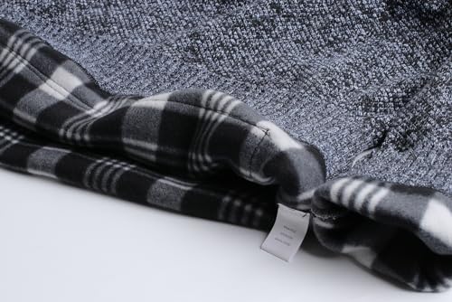 Men's Knitted Hooded Sweater Fleece Sweatshirt Pullover Casual Long Sleeve Drawstring Knitwear2