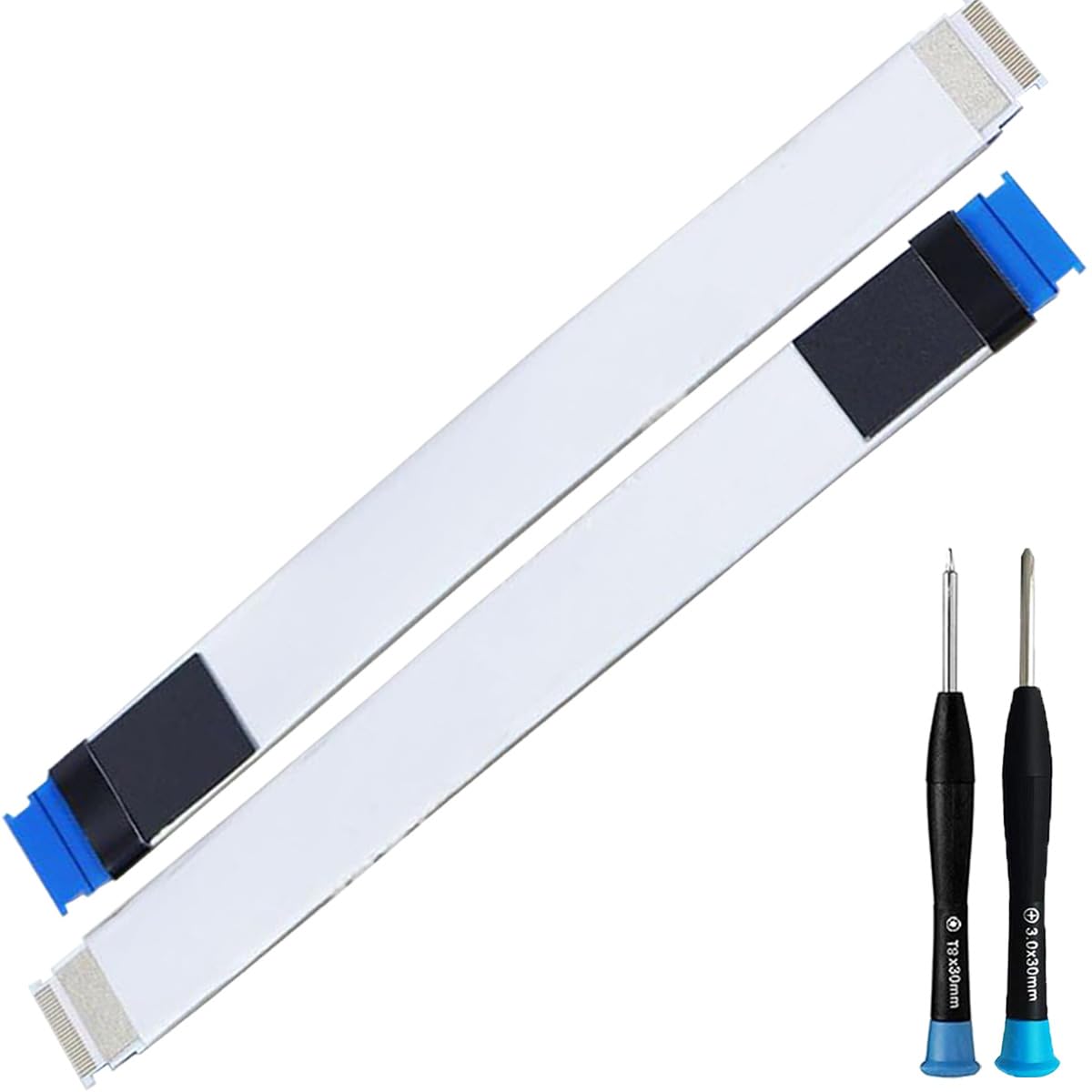 DVD Disk Drive Laser Lens Ribbon Flex Cable Replacement for PS4 CUH-1001A CUH-1115A 480Mbps 8 Pin EPS, Data Ribbon Cable for KEM-490AAA KES-490A Laser Lens for Sony Playstation 4 Console 2PCS