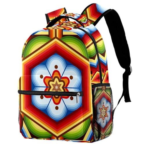 Sac de voyage décontracté Huichol, portez une histoire colorée au dos