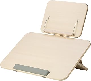 イーサプライ 学習台 傾斜台 卓上 6段階角度調整 2層タイプ ブックスタンド付き 姿勢改善 iPad 絵描き ノートPC タブレット 学習ボード ライティングボード リビング学習 動画視聴 読書 EZ2-STN081