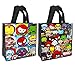 Marvel Spiderman Plush Backpack & Avengers Tote Bag Set - Bundle of 20
