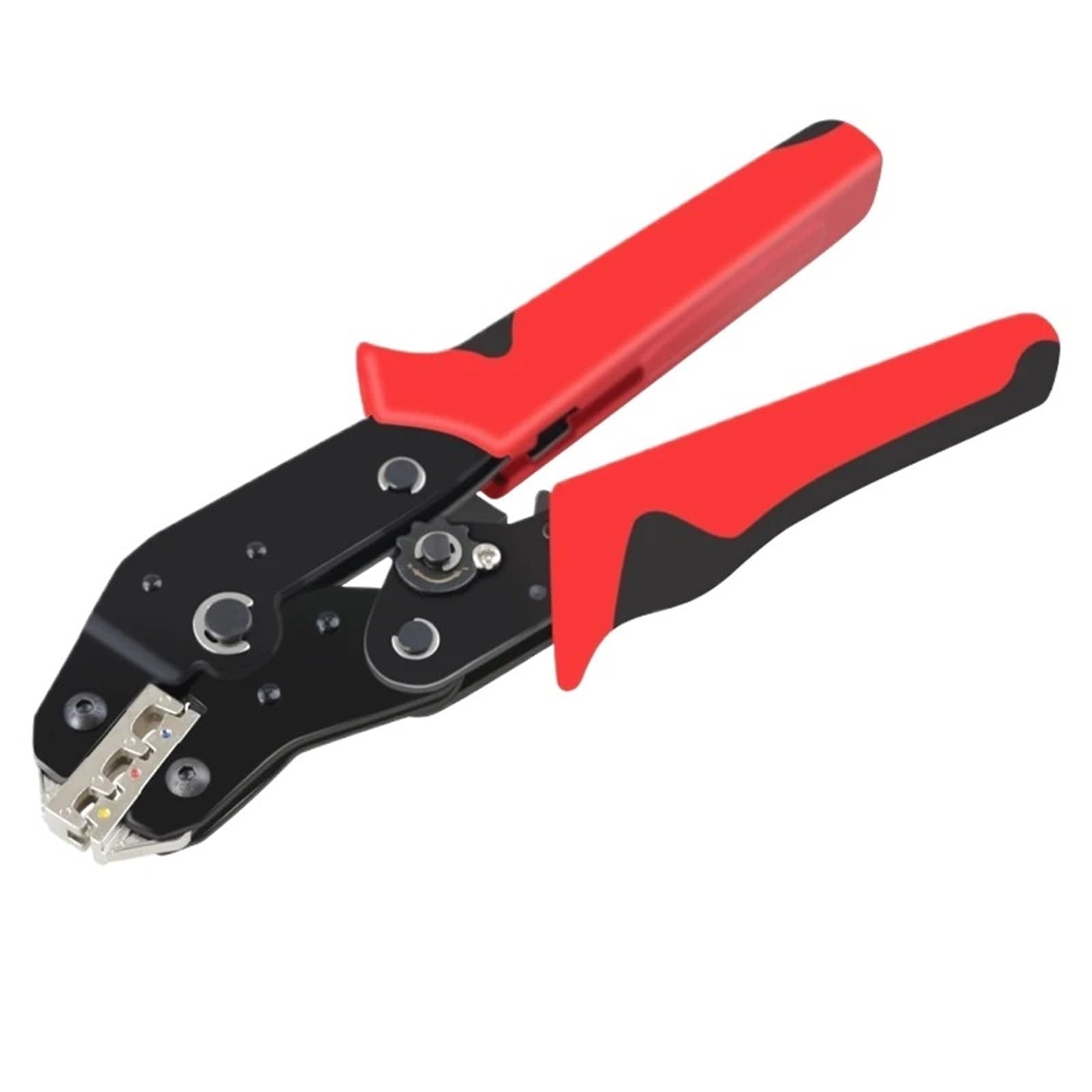 Pinza crimpatrice manuale 0,25-2,5 mm² con cricchetto regolabile, kit assortimento di 280 capicorda, set di crimpatura for cavi isolati(SN-02C)