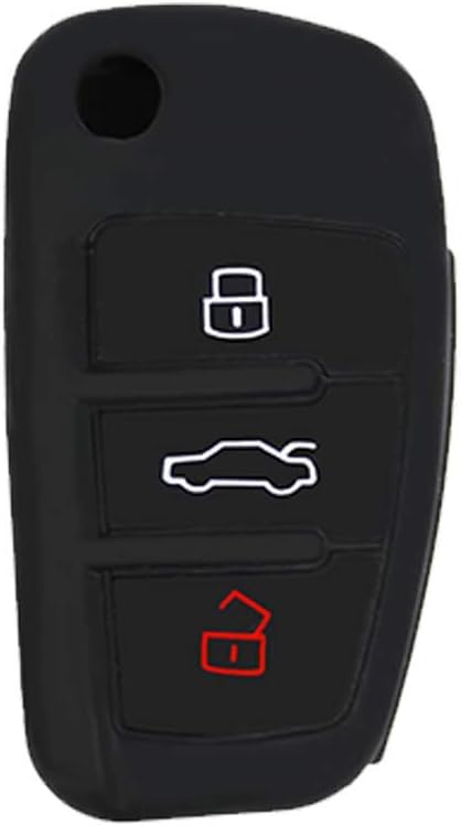 Silicone Key Shell AUDI black